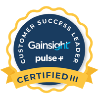 Gainsight Customer Success Leader certification badge